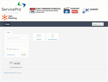 Tablet Screenshot of help.theservicepro.net